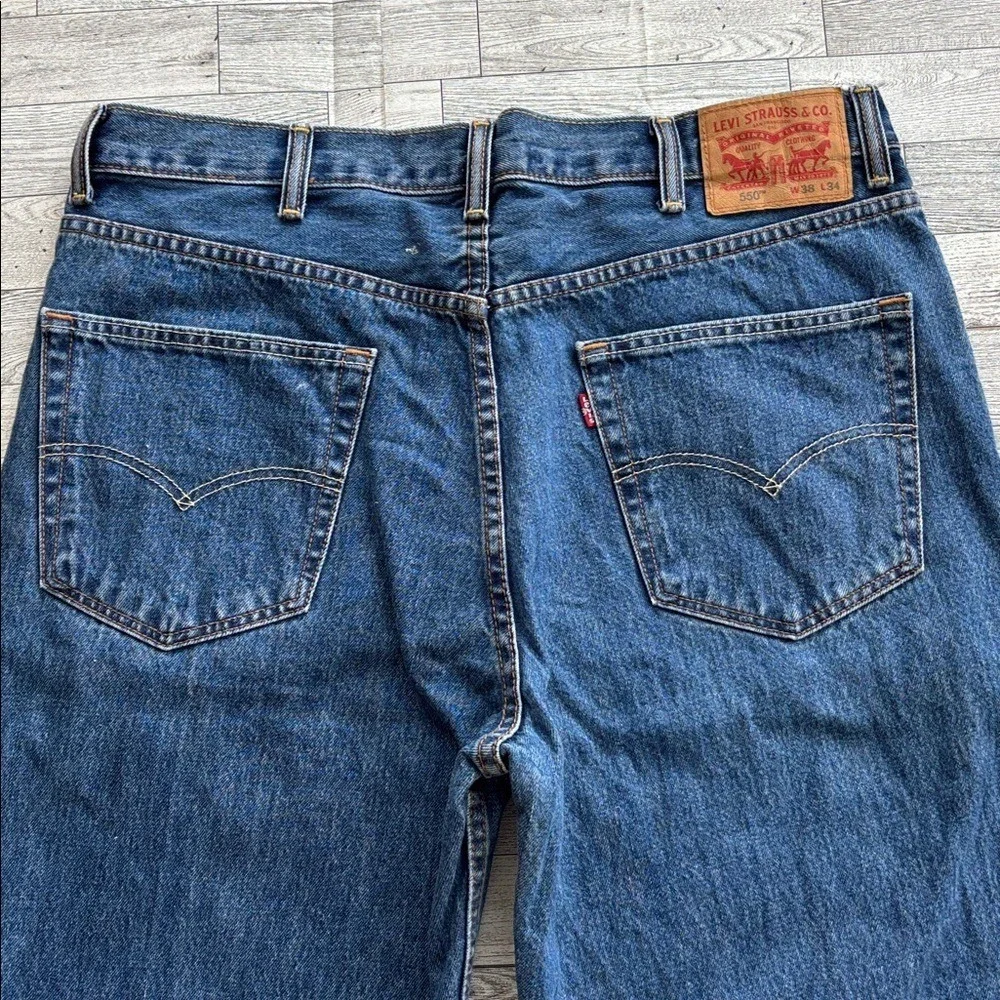 Levis 550 Jeans Denim Size 38 X 34 Relaxed Fit‎